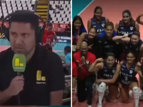 Fernando Egúsquiza lanzó fuerte calificativo contra Olva Latino durante transmisión de la Liga Peruana de Vóley