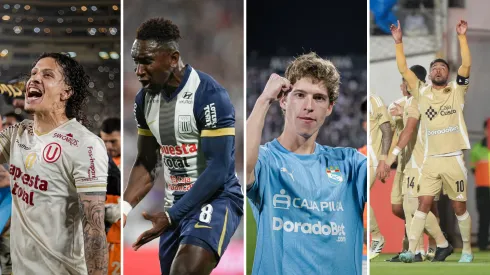 Universitario, Alianza Lima, Sporting Cristal y Cusco FC.
