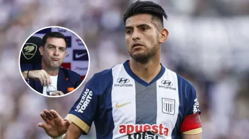 Carlos Zambrano y Pablo Guede de Alianza Lima.