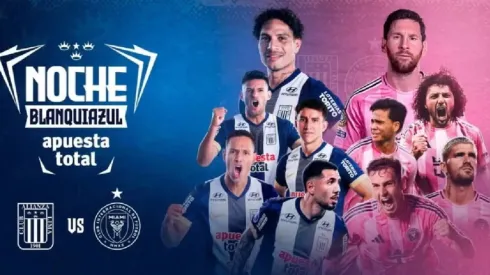 Alianza Lima vs. Inter Miami por la Noche Blanquiazul 2026.