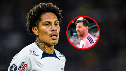 Paolo Guerrero y Lionel Messi.