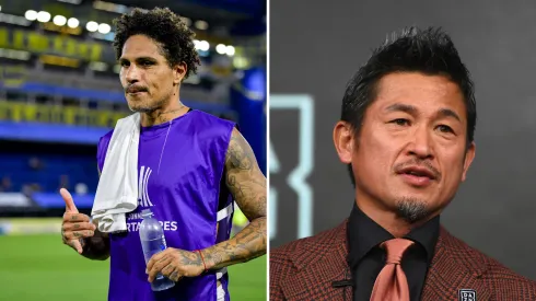 Paolo Guerrero y Kazuyoshi Miura.