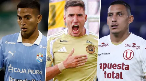 Martín Távara, Facundo Callejo y Álex Valera, candidatos a Mejor Jugador del Año en la Liga 1.