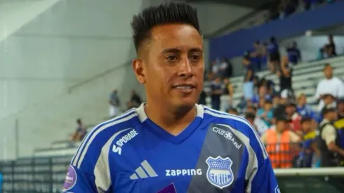 Christian Cueva, en su último paso por Emelec.