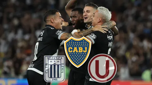 Jugadores de Vasco Da Gama celebrando.