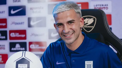 Mateo Antoni presentado en Alianza Lima.