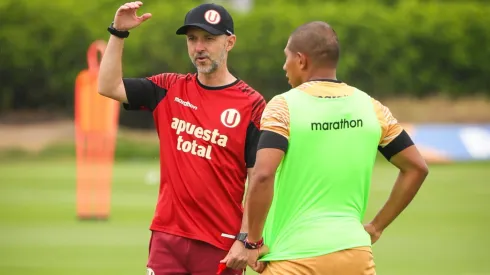 Javier Rabanal y Edison Flores.