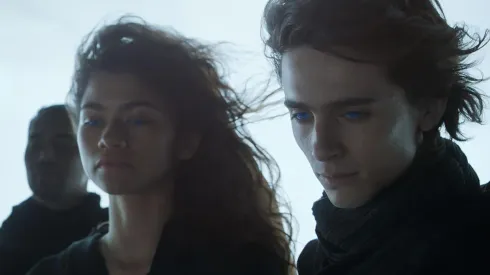 Zendaya and Timothée Chalamet in "Dune"