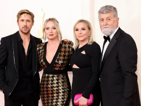 Who was with Ryan Gosling at the 2024 Oscars?