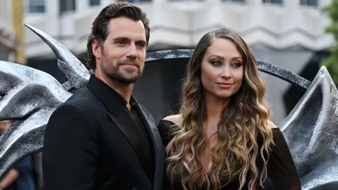 Henry Cavill and Natalie Viscuso attend the season 3 premiere of "The Witcher" at Outernet London on June 28, 2023.