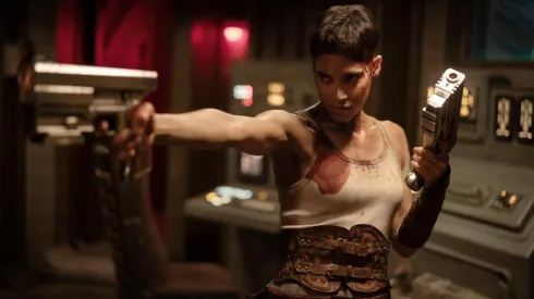 Sofia Boutella in Rebel Moon – Part Two: The Scargiver.