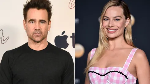Colin Farrell attends a Photo Call For Apple TV+'s "Sugar" — Margot Robbie attends the State of the Industry and Warner Bros. Pictures Presentation at The Colosseum.