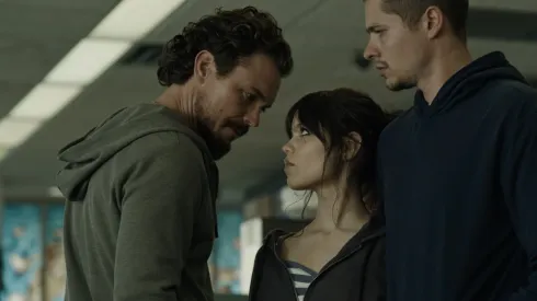 Clayne Crawford, Toby Wallace and Jenna Ortega in Finestkind.