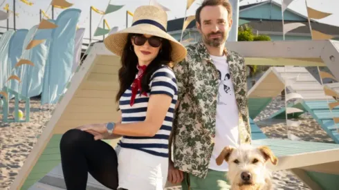 Zooey Deschanel and Charlie Cox in the first look of their upcoming rom-com