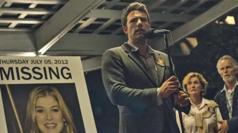 Ben Affleck, Lisa Banes and David Clennon in Gone Girl.