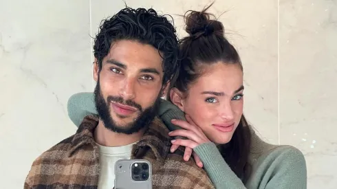 Nassim Lyes and Kristel Kamp. (Source: @nassimlyes)