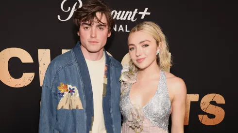 Spencer List and Peyton List attend the "School Spirits" screening & after party on March 01, 2023 in Los Angeles, California.