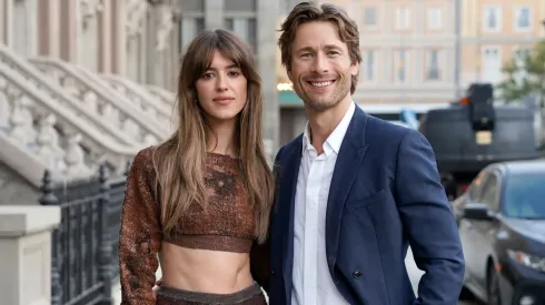 Daisy Edgar-Jones and Glen Powell attend Charlize Theron's Africa Outreach Project (CTAOP) Block Party at Universal Studios Backlot on July 13, 2024.