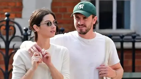 Paul Mescal and Gracie Abrams in London in 2024.