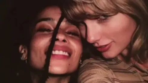 Taylor Swift and Zoë Kravitz in 2022.