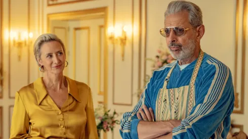 Janet McTeer and Jeff Goldblum in "Kaos".