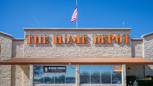 The Home Depot store is seen on February 20, 2024 in Austin, Texas.