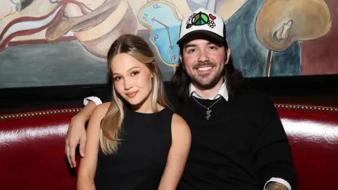 Kelli Berglund and Tyler Wilson attend Drake's Hollywood grand opening on May 04, 2023 in West Hollywood, California.