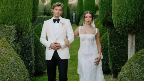 Millie Bobby Brown and Jake Bongiovi at their wedding in May 2024.