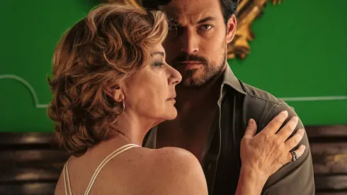 Monica Guerritore and Giacomo Gianniotti in "Deceitful Love".