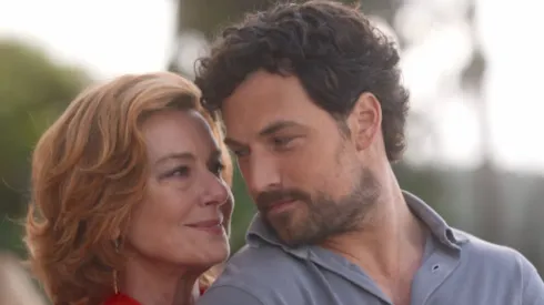 Monica Guerritore and Giacomo Gianniotti in "Deceitful Love".