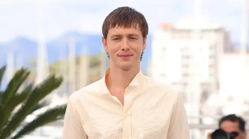 Harris Dickinson poses during the "Urchin" photocall at the 78th annual Cannes Film Festival at Palais des Festivals on May 17, 2025 in Cannes, France. (Photo by Victor Boyko/Getty Images)