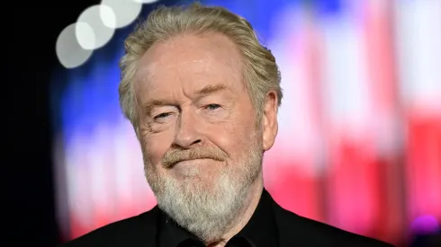 Ridley Scott attends the "Napoleon" UK Premiere at Odeon Luxe Leicester Square.