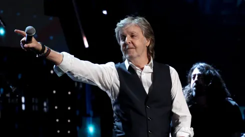 Paul McCartney performs onstage during the 36th Annual Rock and Roll Hall Of Fame Induction Ceremony.