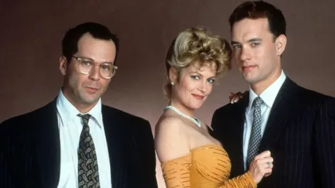 Tom Hanks, Bruce Willis, and Melanie Griffith in The Bonfire of the Vanities (1990)