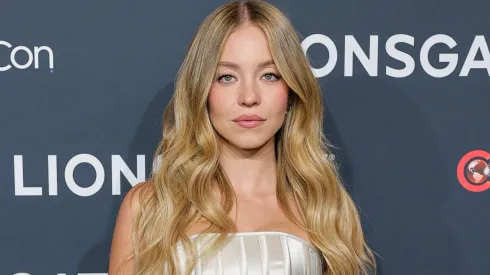 Sydney Sweeney promotes the upcoming film "The Housemaid" at the Lionsgate presentation during CinemaCon, the official convention of Cinema United, at The Colosseum at Caesars Palace on April 01, 2025 in Las Vegas, Nevada.