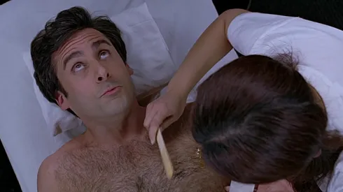 Steve Carrell in "The 40-Year-Old Virgin".