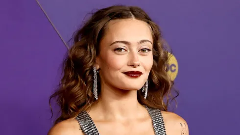 Ella Purnell attends the 76th Primetime Emmy Awards at Peacock Theater.