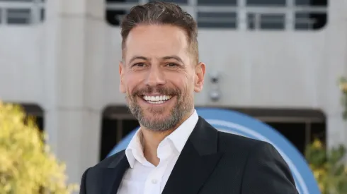 Ioan Gruffudd attends The Fantastic Four: First Steps World Premiere.