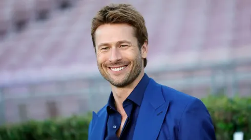 Glen Powell attends the Red Carpet Premiere of Hulu's "Chad Powers" at Rose Bowl Stadium on September 25, 2025 in Pasadena, California. (Photo by Frazer Harrison/Getty Images)