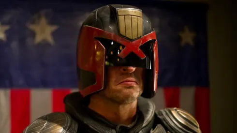 Karl Urban in "Dredd."