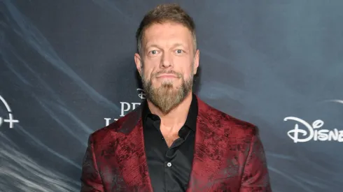 Adam Copeland attends Disney's "Percy Jackson and The Olympians" premiere.