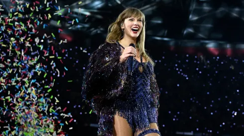 Taylor Swift performs onstage during "Taylor Swift | The Eras Tour" at Johan Cruijff Arena on July 04, 2024 in Amsterdam, Netherlands. (Photo by Carlos Alvarez/Getty Images for TAS Rights Management)