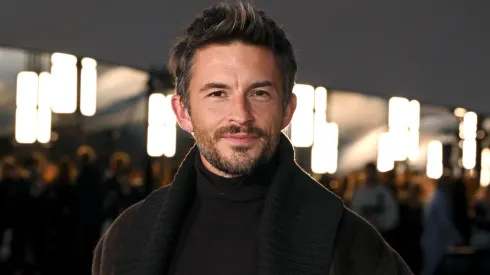 Jonathan Bailey attends the Burberry show during London Fashion Week September 2025.