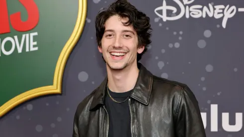 Milo Manheim attends Disney+'s "A Very Jonas Christmas Movie" New York Premiere in 2025.