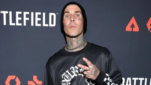 Travis Barker attends the BATTLEFIELD 6 reveal celebration.