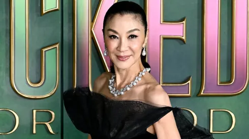 Michelle Yeoh attends the "Wicked: For Good" European Premiere in 2025.