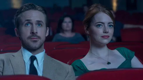 Ryan Gosling and Emma Stone in La La Land.