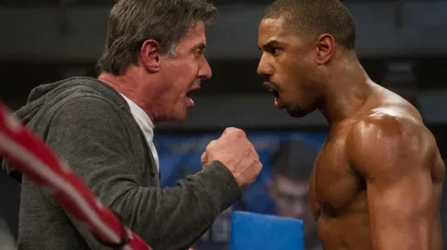 Sylvester Stallone and Michael B. Jordan in Creed (2015)