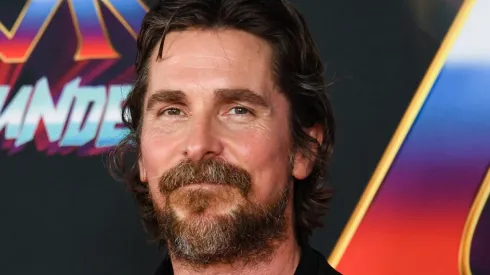 Christian Bale attends the Marvel Studios "Thor: Love And Thunder" Los Angeles Premiere.