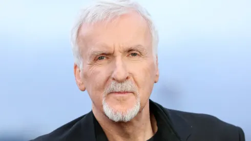 James Cameron attends the "Avatar: Fire And Ash" Photocall at Hotel Shangri-La.